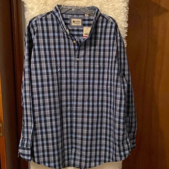 Haggar Men’s New Button Down Long Sleeve Shirt. Size XXL. - Picture 1 of 7